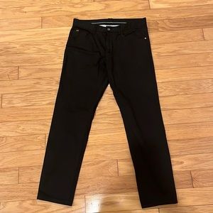 Black Zara mens skinny pants